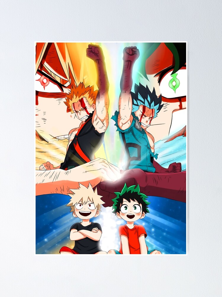 My Hero Academia Deku And Kacchan Poster For Sale By AntoinettePhis