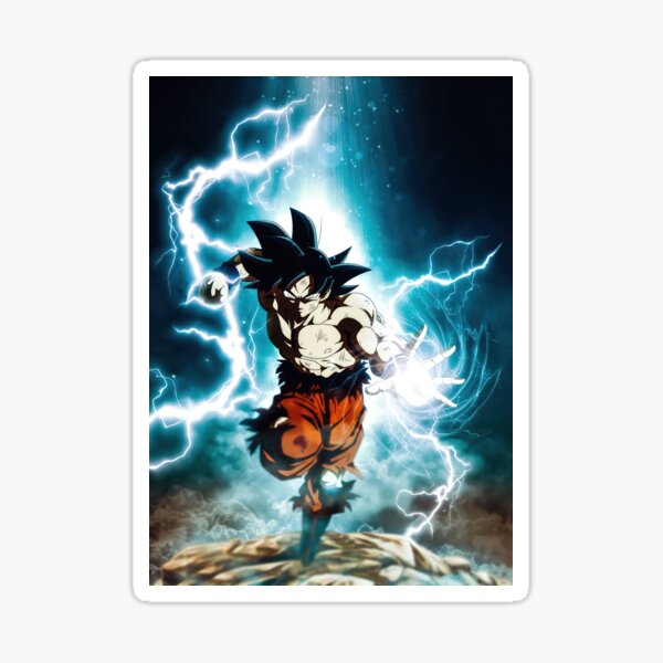 Goku Sticker For Sale By Kalebvidal Redbubble