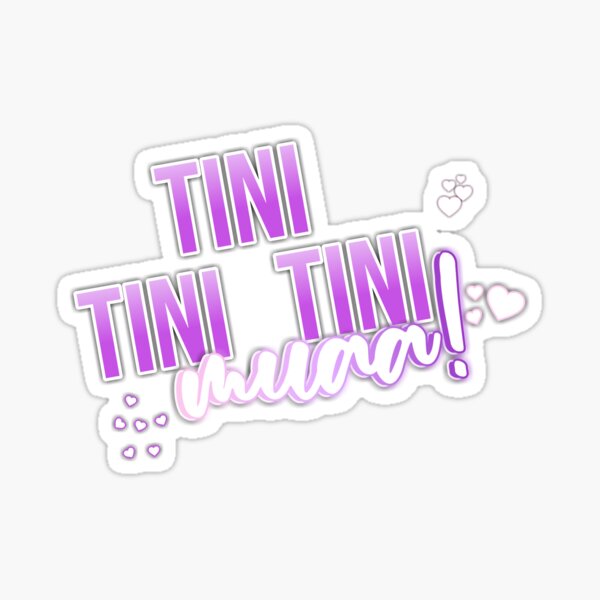 TINI TINI TINI MUAA MERCH Sticker For Sale By Tstoesselno Redbubble