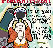 The Human Cannonball by thickblackoutline