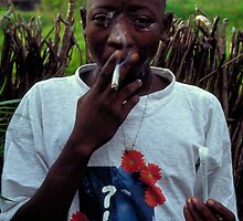Omar on Ginak Island by Angus Beare