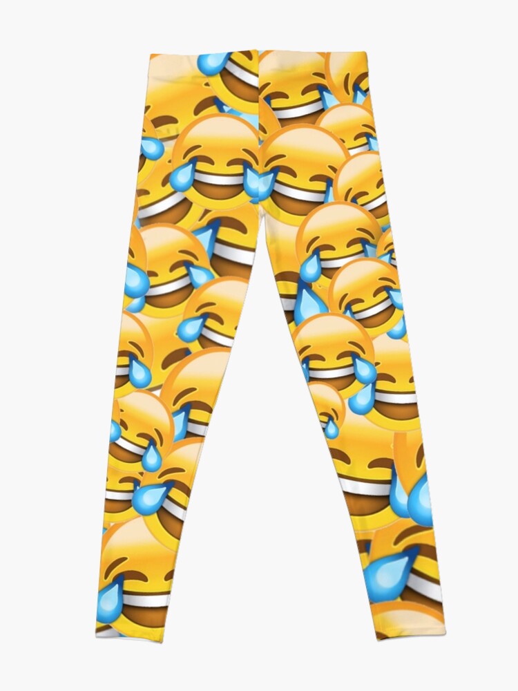 Laughing Emoji Leggings For Sale By TastyArt Redbubble