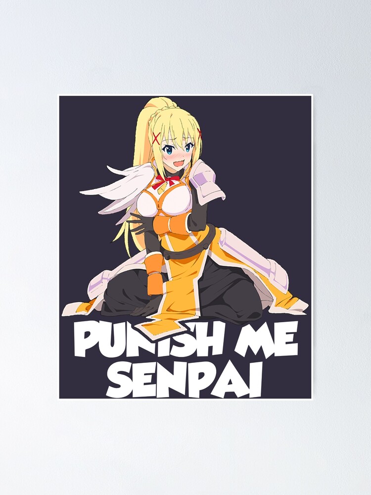 For Men Women Konosuba Blonde Darkness Punish Me Senpai Hentai Anime