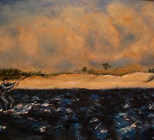 Marino Kitesurfing at Sandy Hook New Jersey by Yianni Digaletos