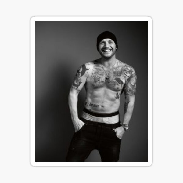 TOM HARDY SEXY MAN Sticker For Sale By LITTLPANDA Redbubble