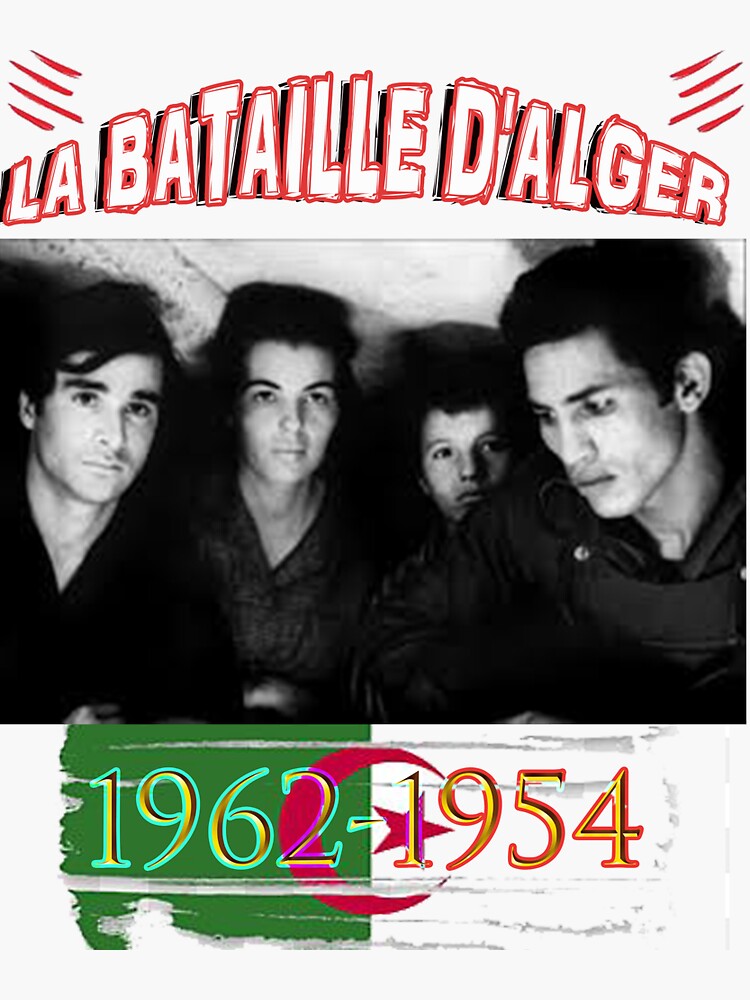 La Bataille D Alger Sticker For Sale By Griniamine Redbubble