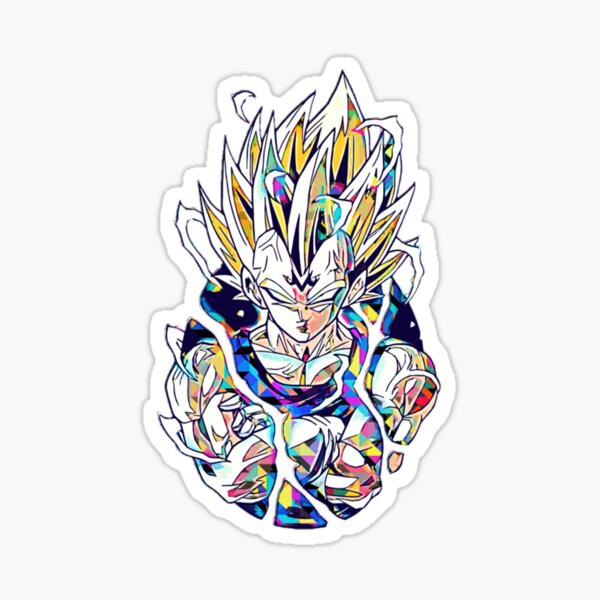 Vegeta Dragonball Z Majin Vegeta Sticker For Sale By Annedfekarianed