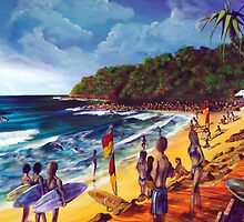 the Stand Up Paddle Surfers by tola