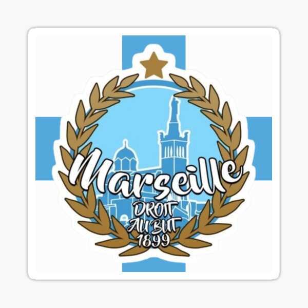 Marseille Right To The Goal Stickers Sticker For Sale By Jokopp