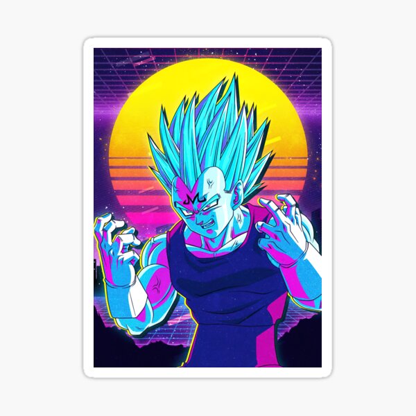 Majin Vegeta Sticker For Sale By Paulnevarez Redbubble