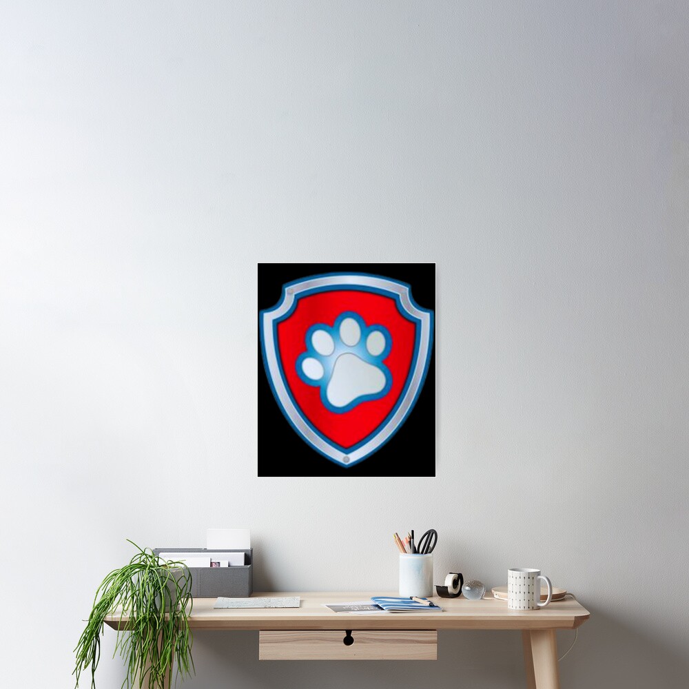 Paw Patrol Custom Logo Poster For Sale By Southbosa Redbubble