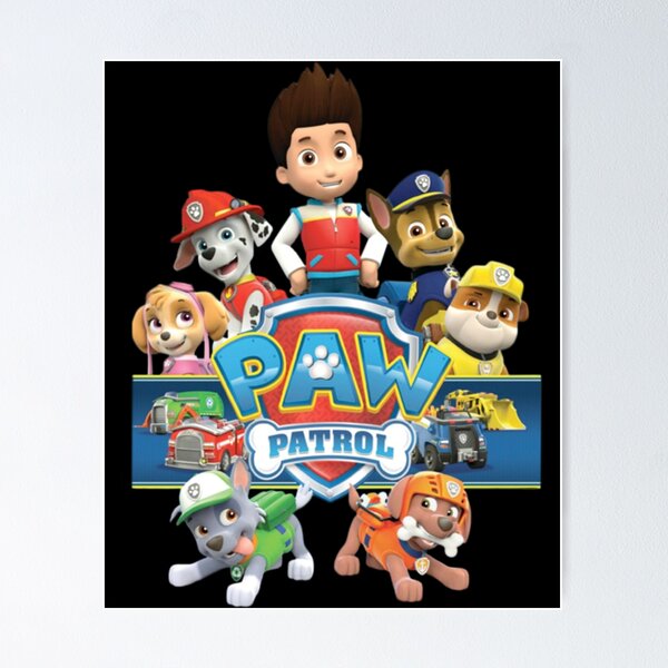 Paw Patrol Logo Poster For Sale By Printdesignzf Redbubble