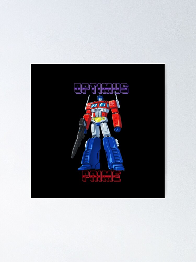 Optimus Prime Poster For Sale By Bxlart Redbubble