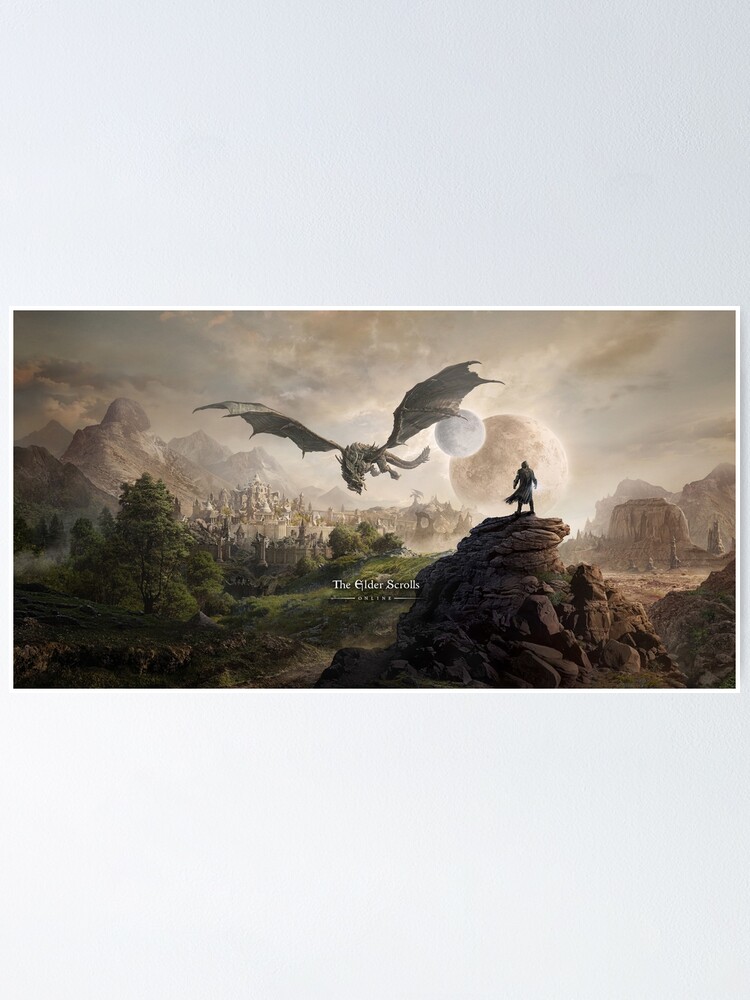 The Elder Scrolls Online Poster For Sale By AllanTrend Redbubble