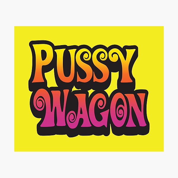 Pussy Wagon Magic Logo Photographic Print For Sale By Purakushi