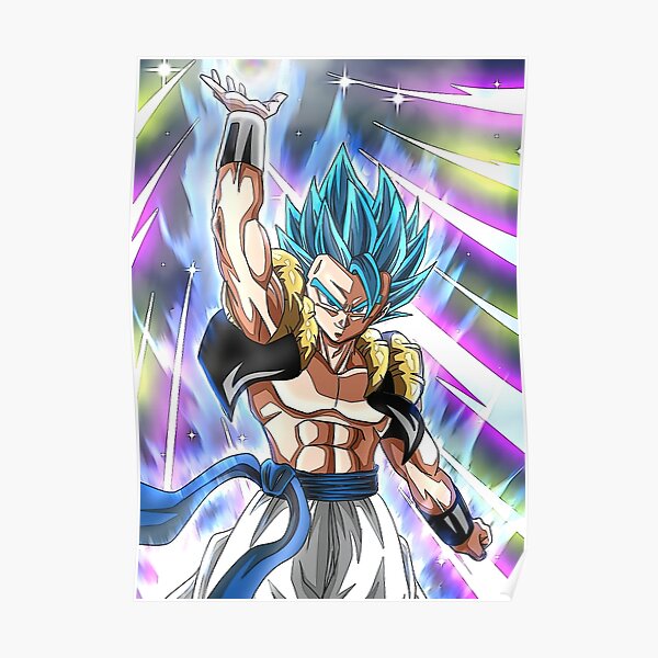 Gogeta Dragon Ball Poster For Sale By Jaredwiseman Redbubble