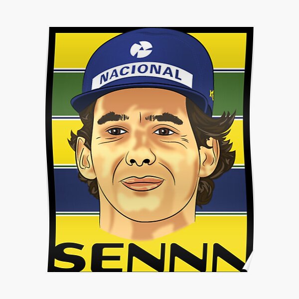 AYRTON SENNA Poster For Sale By HartMotorsport Redbubble