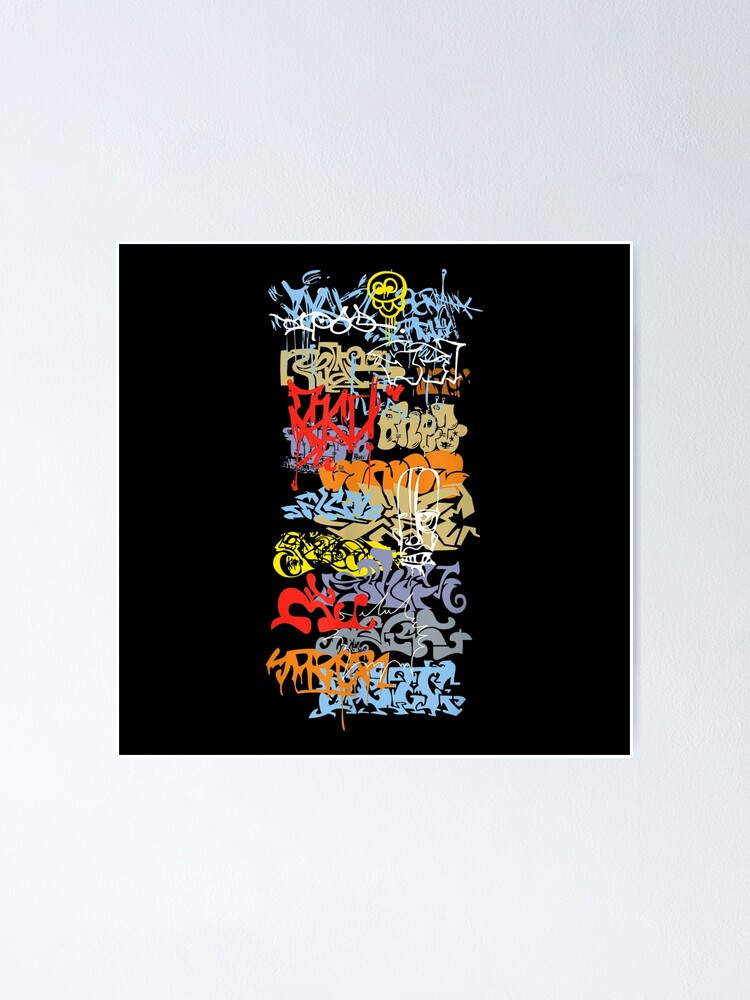 Urban Graffiti Street Art Poster For Sale By Maleahmalea Redbubble