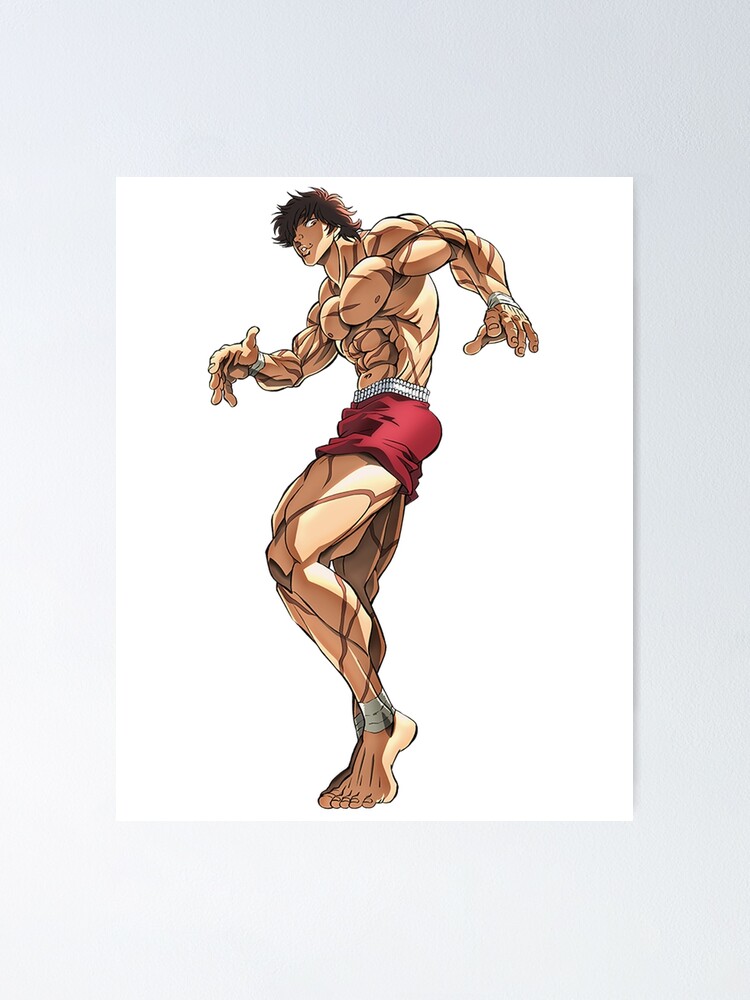 Baki Pose Baki The Grappler Poster For Sale By Animetwix Redbubble