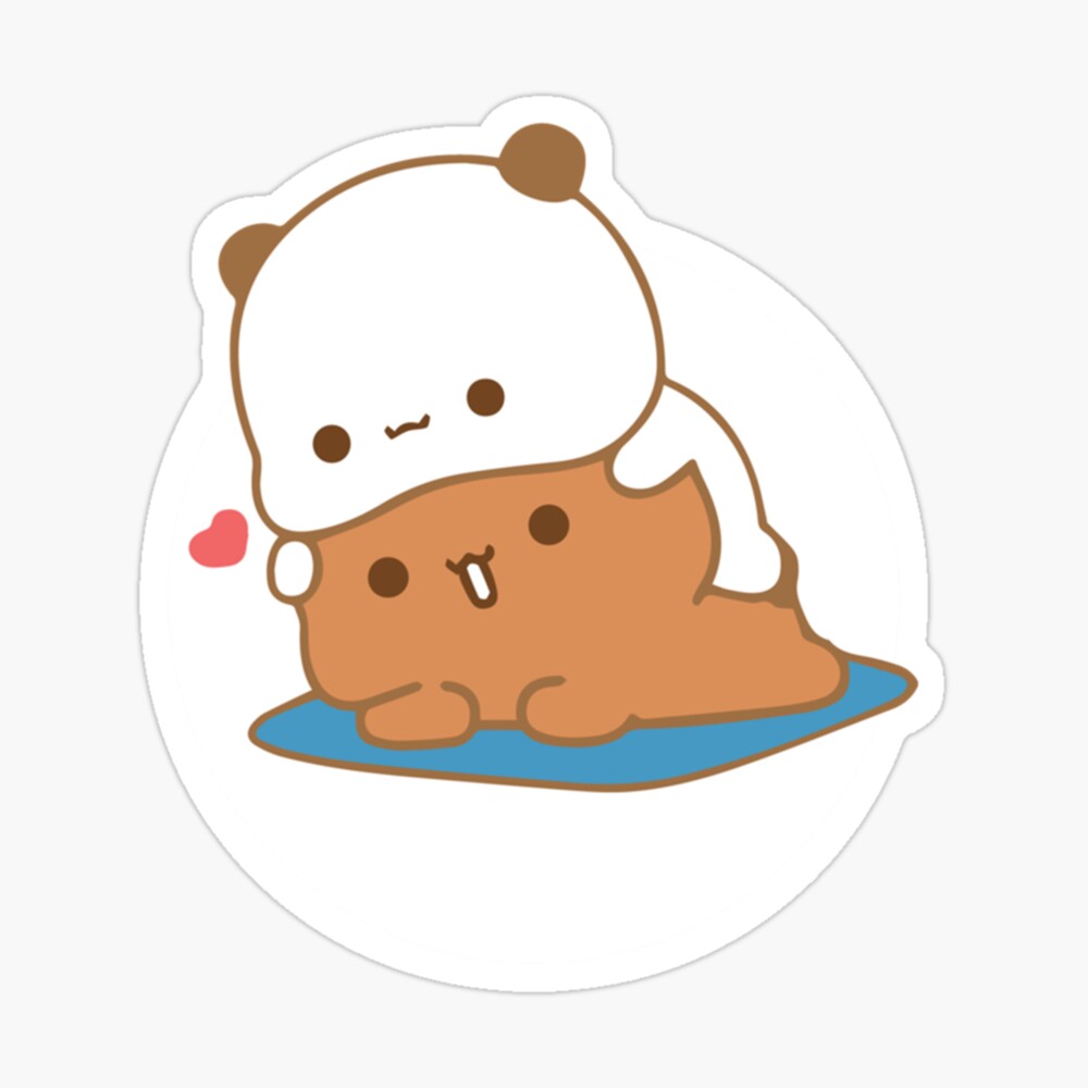 Panda Bear Bubu And Dudu Kawaii Love Sticker In 2023 Love 49 OFF