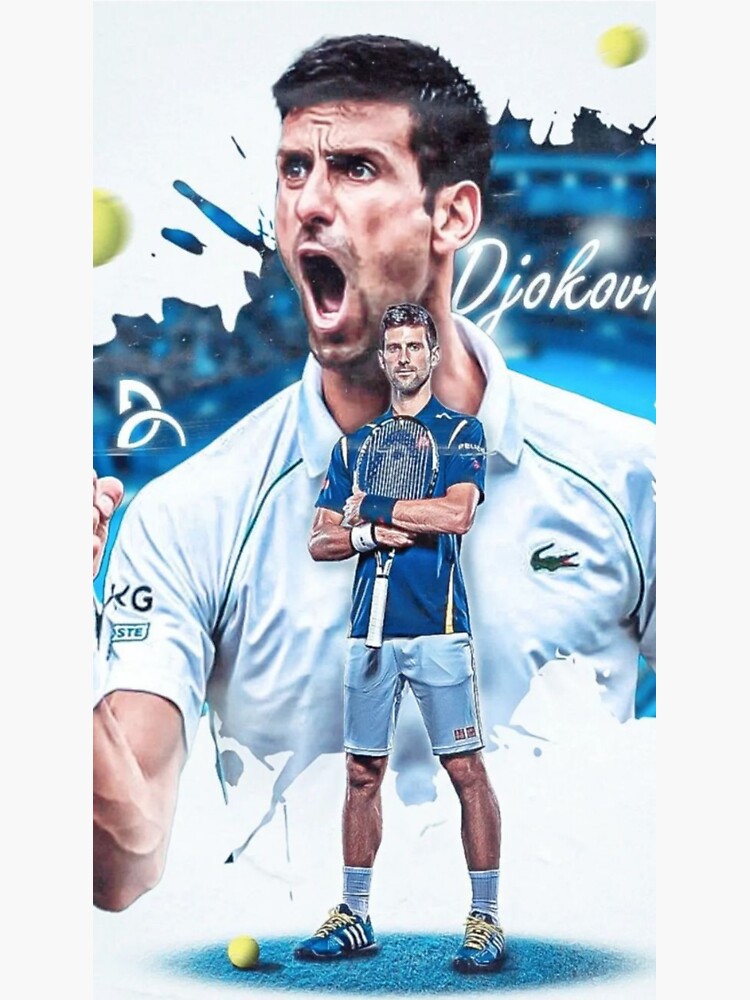 Novak Djokovic Sticker For Sale By Gaidamalik Redbubble