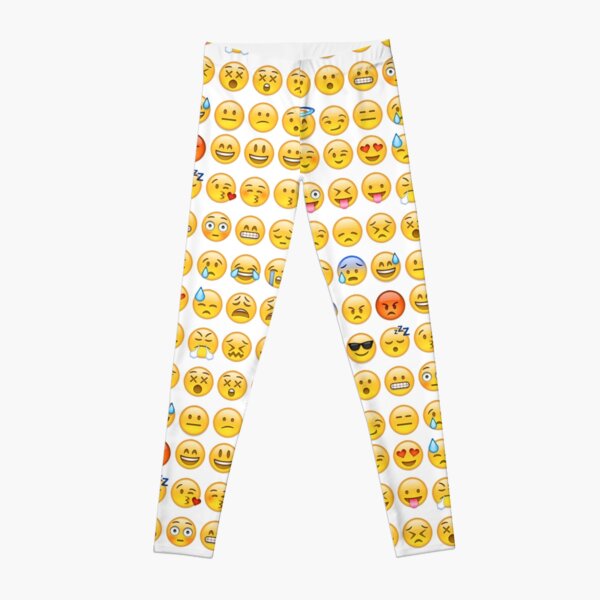 Emoji Leggings For Sale By Forbiddngoods Redbubble