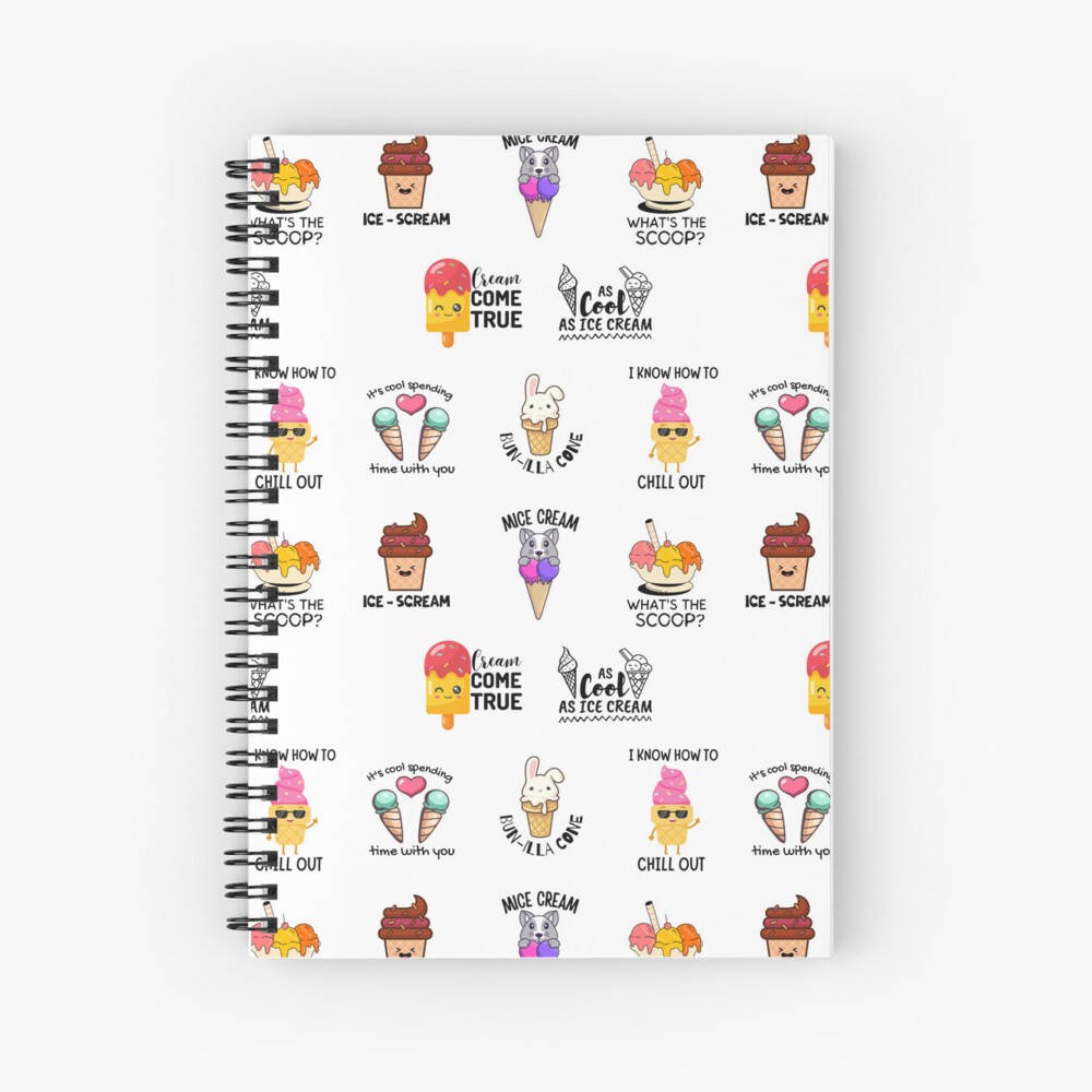 Cuaderno De Espiral Paquete De Pegatinas De Juegos De Palabras De