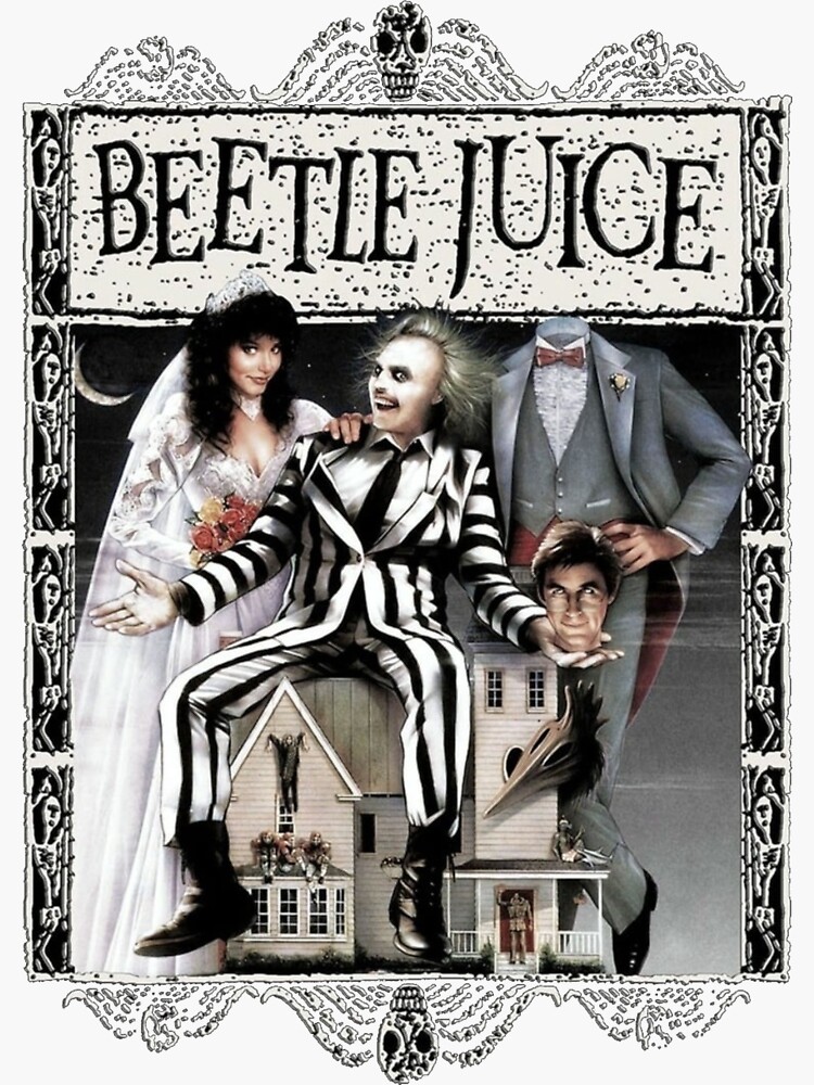 Beetlejuice Beetlejuice Beetlejuice Sticker For Sale By