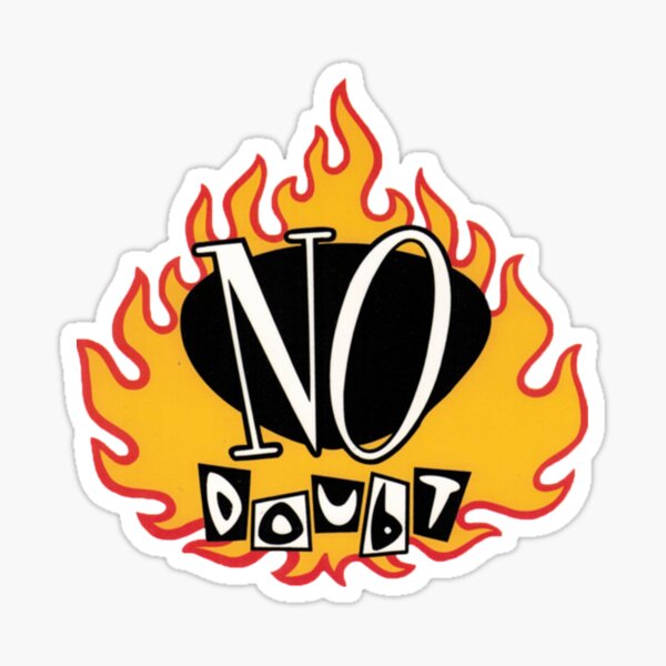 No Doubt Flame Logo Sticker For Sale By Shopwildprairie Redbubble