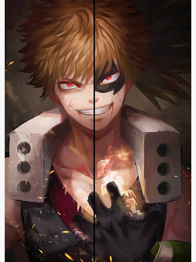 Katsuki Bakugo My Hero Academia Design Poster For Sale By Rinega