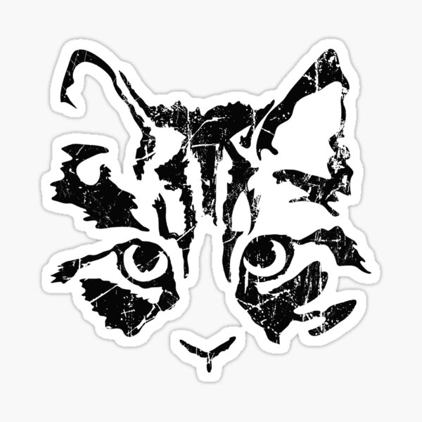 Cat Sticker For Sale By Twixic Redbubble