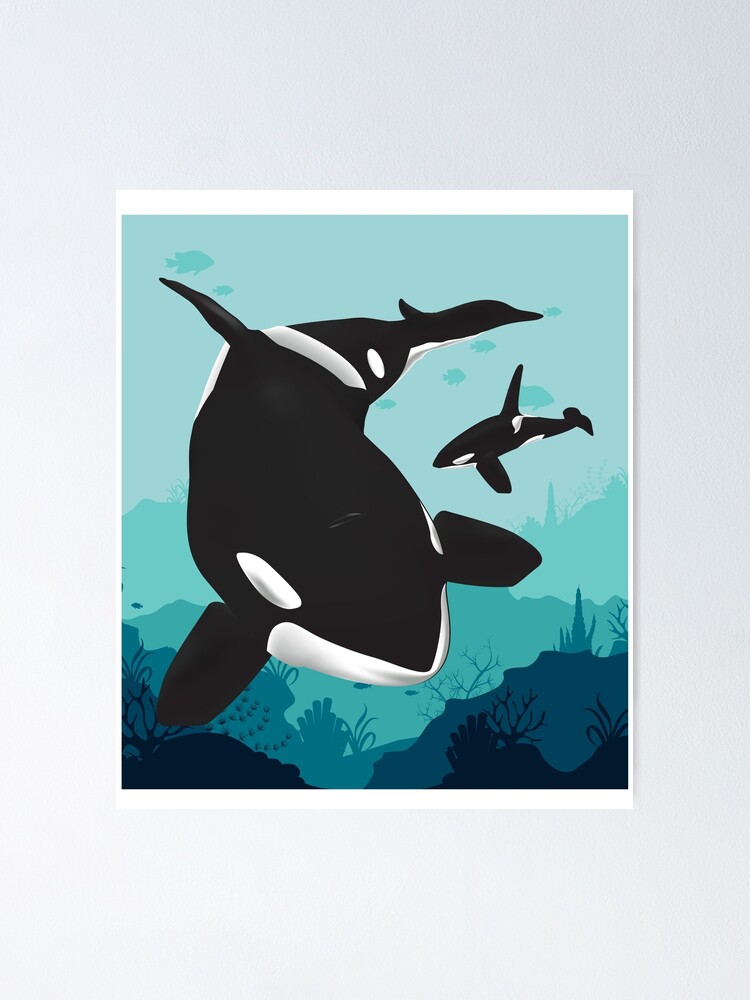 Orca Poster For Sale By Topbaseline Redbubble