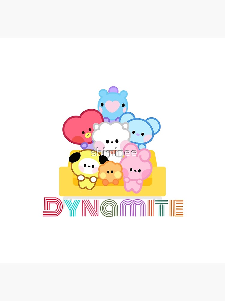 Cute BTS BT21 Character Minini Art Print For Sale By Shiminee