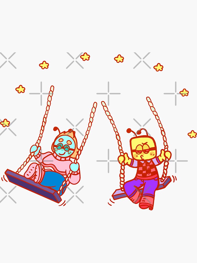 Xavier And Beasley Swings Sticker Pack Sticker For Sale By M34T V4P0R