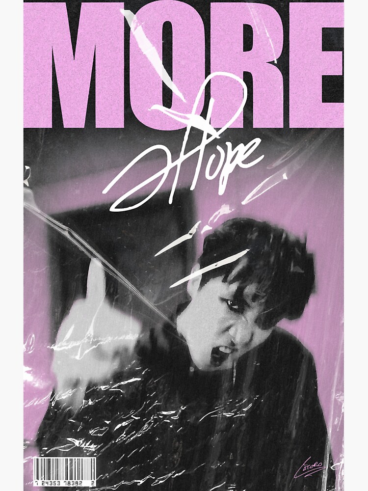 Jhope More Fan Art Sticker For Sale By Shaunkautzer Redbubble