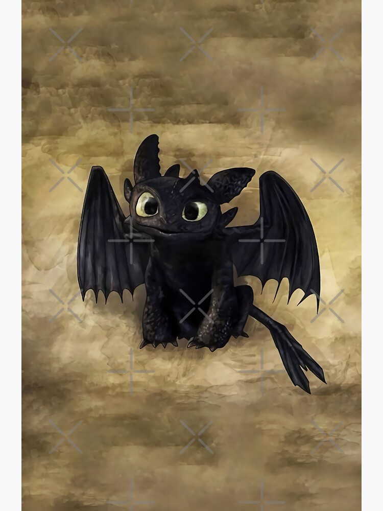 How To Train Your Dragon Night Fury Sticker For Sale By Michelasodv