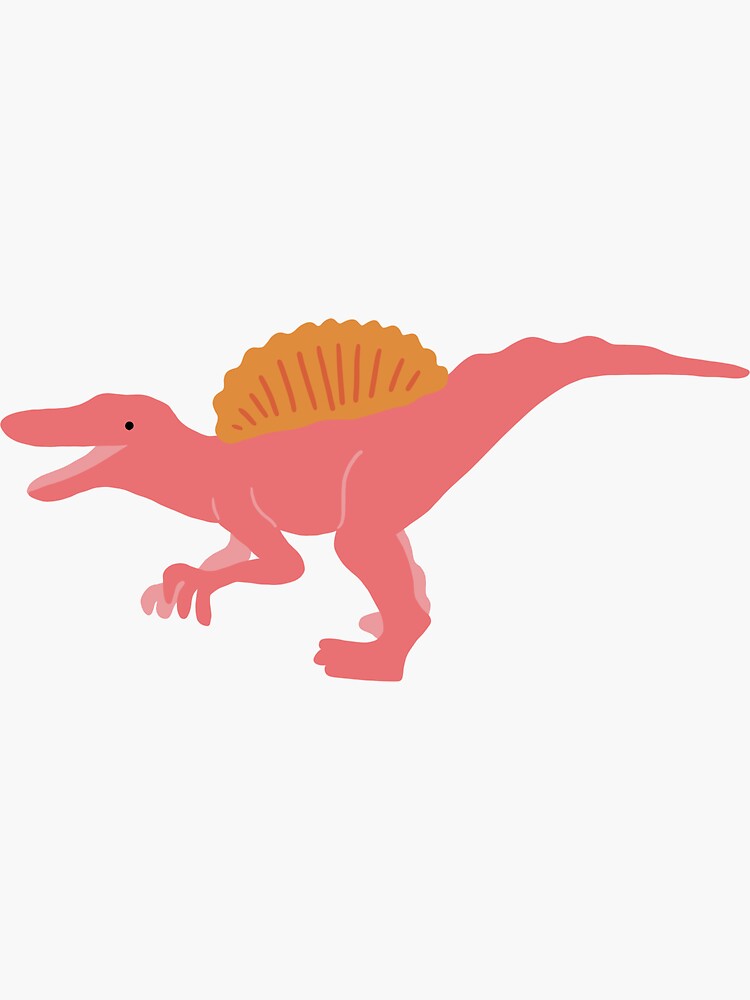 Spinosaurus Sticker For Sale By Meredithannart Redbubble