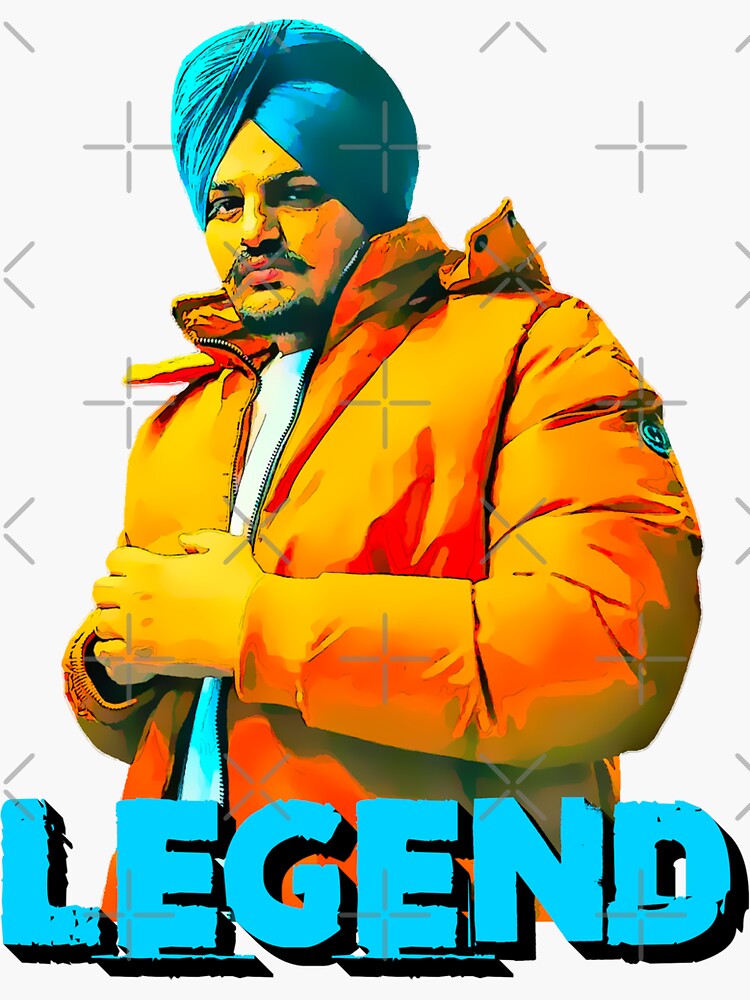 Legend Sidhu Moose Wala Sticker For Sale By Vpaints Redbubble