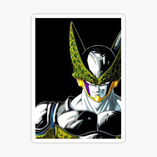 Super Dragon Ball Saiyan Cell Sticker For Sale By Ariesmugold Redbubble