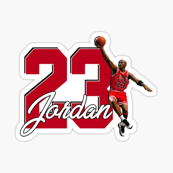 Air Jordan Sticker For Sale By Barneybelle Redbubble