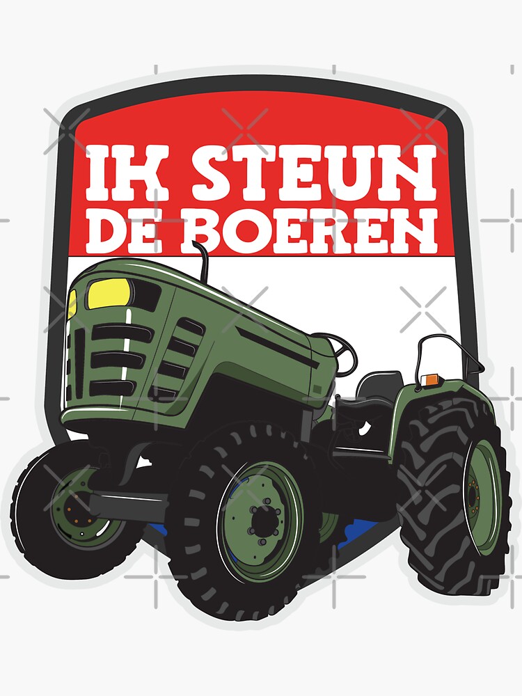 Ik Steun De Boeren Sticker For Sale By Coolskin Redbubble