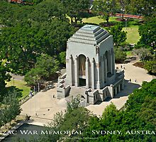 Anzac War Memorial - Sydney, Australia (Photo Finish) by Brian Farrell