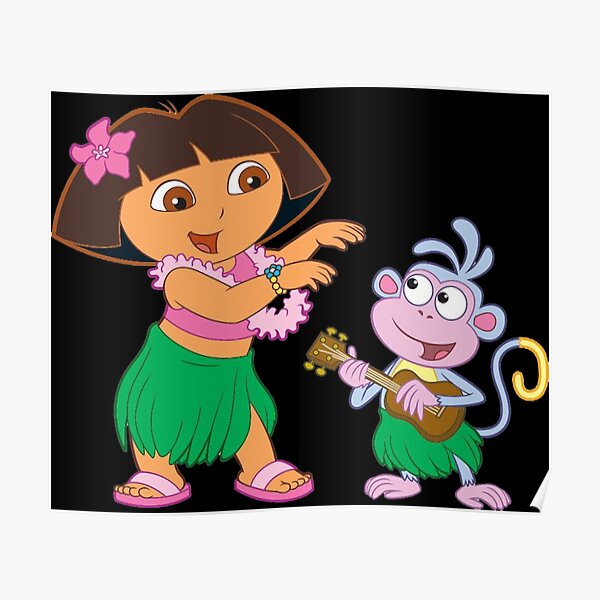 Dora The Explorer Poster For Sale By Evansvans Redbubble