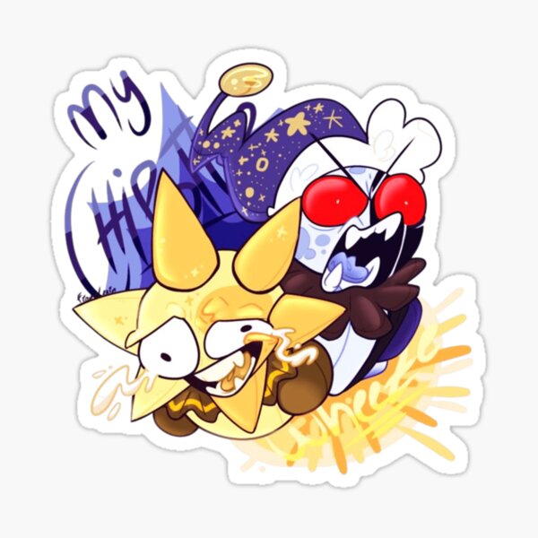 Fnaf Security Breach Sun And Moon Sticker For Sale By Sksoumen