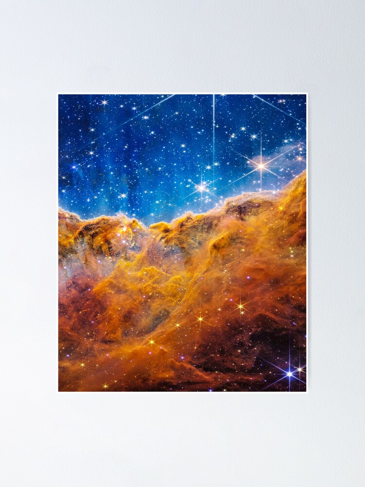 Póster Acantilados Cósmicos En La Nebulosa De Carina Paisaje