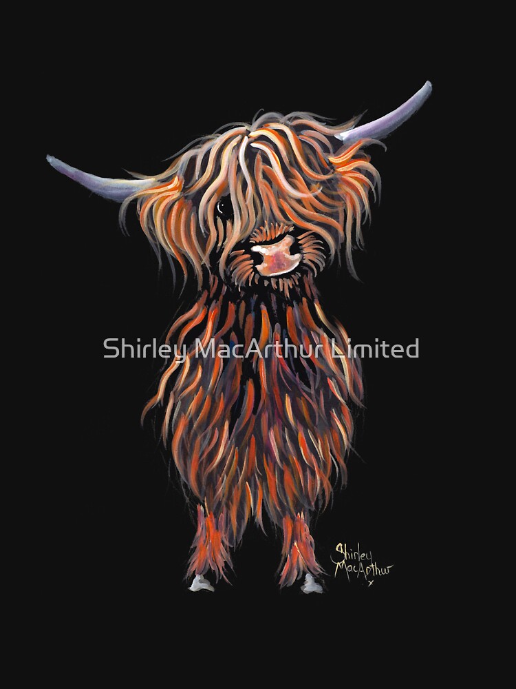 Scottish Hairy Highland Cow WEE MAC By Shirley Macarthur T Shirt