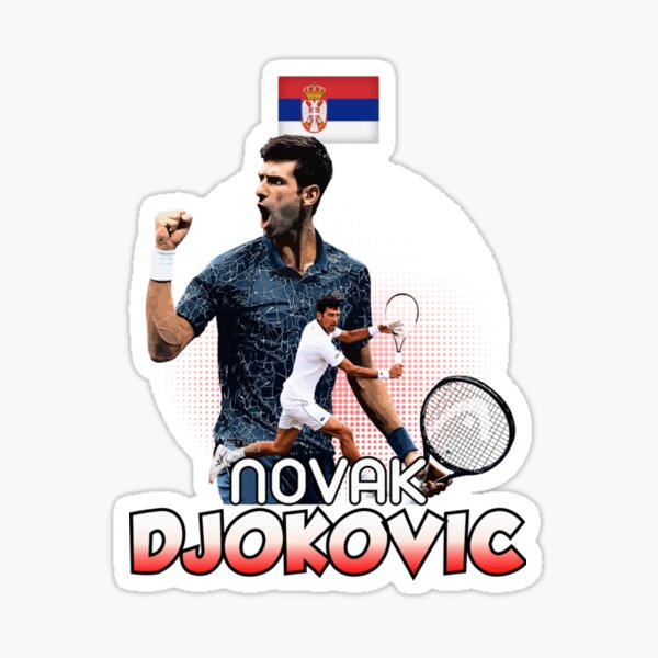 Novak Djokovic Tennis 2022 Sticker For Sale By KaelynGraham Redbubble