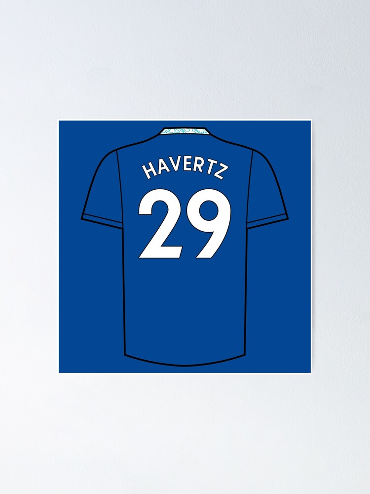 Kai Havertz Home Kit 22 23 Poster For Sale By Designsheaven Redbubble