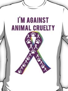 anti animal cruelty club t shirt