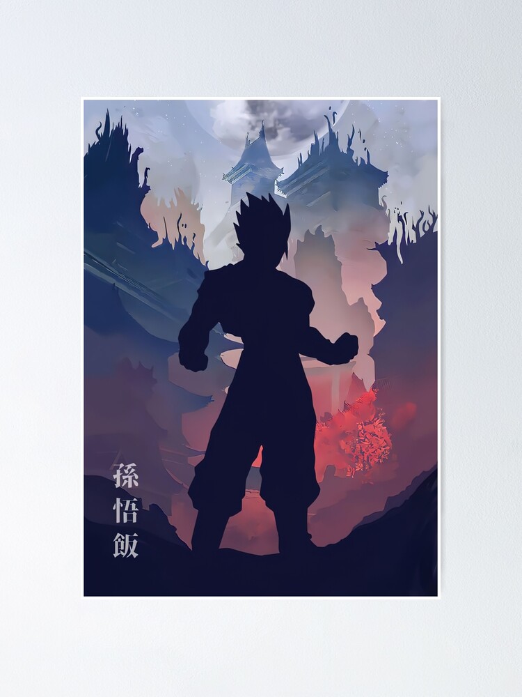 Son Gohan Dragonball Poster For Sale By Danieldutkosky Redbubble